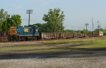 CSX 1220 with the tie train